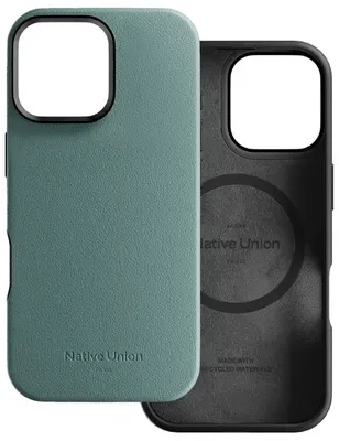 Native Union aktyvus dėklas, pilkšvai žalias - iPhone 16 Pro Max