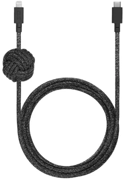 Native Union Night Cable - USB-C - Lightning kabelis, 3 m (cosmos)