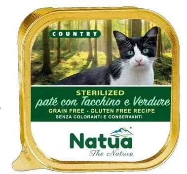 NA2 NATUA Country Sterilised kalakutiena with vegetables – šlapias kačių maistas – 100g