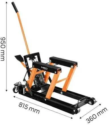 Neo Tools Mobilus hidraulinis kėliklis keturračiams ir motociklams. Keliamoji galia 680 kg
