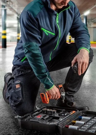 Neo Tools Darbo kelnės Neo Denim, mėlynos