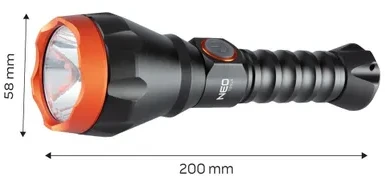 Neo Tools įkrovimo lempa, 1xled, 1x4000 mah, usb, 10w, 4 apšvietimo režimai
