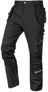 Neo Tools Darbo kelnės Mix&amp;Match, tamprios su Cordura, juodos, dydis L
