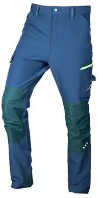 Neo Tools Darbo kelnės Mix&amp;Match, tamprios, mėlynos ir žalios, dydis XL