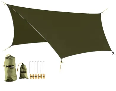 Neo Tools Tarp Vandeniui atsparus brezentas 360 x 290 cm 210T PU3000