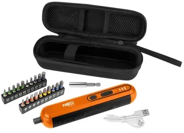 Neo Wkrętak 4V ličio jonų belaidis atsuktuvas, USB-C