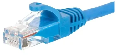 NETRACK BZPAT025UB Netrack patch kabelis RJ45, be kliūčių, Cat 5e UTP, 0,25m mėlynas