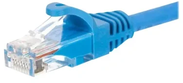 NETRACK BZPAT36B pataisomasis kabelis RJ45 beknis Cat 6 UTP 3m mėlynas