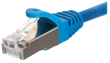 NETRACK BZPAT3FB pataisomasis kabelis RJ45 beknis Cat 5e FTP 3m mėlynas