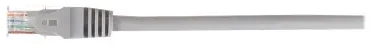 NETRACK BZPAT55UE Netrack patch kabelis RJ45, beknis, Cat 5e UTP, 5m pilkas
