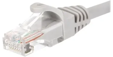 NETRACK BZPAT56 pataisomasis kabelis RJ45 beknis Cat 6 UTP 5m pilkas