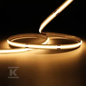 5W/m LED COB juosta NEXTEC, 320LED/m, 24V, 3000K, IP20, 5m ritė