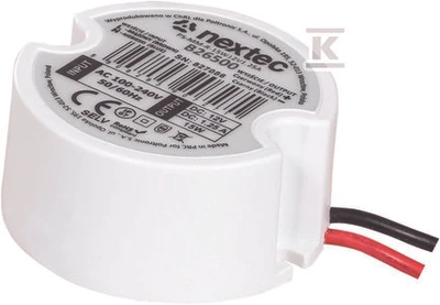 Nextec ZASIL.LED MONT.OKR.IP67 12V 15W 1,25A