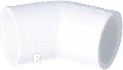 Nibco Alkūnė 417-005, PVC-U, 1/2″x 45°, klijuojamas vidus