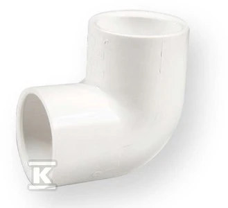 Nibco Alkūnė 406-007, PVC-U, 3/4″x90° klijuojamas vidus