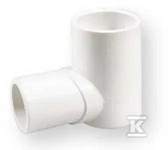 Nibco Alkūnė 409-005, PVC-U, 1/2″x90° klijuojama išorė/vidus
