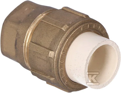 Nibco Adapteris 4733-305, PVC-C, 1/2" vid. srieg./klij. vidus