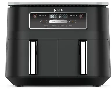 Dviejų zonų karšto oro gruzdintuvė Ninja AF200EU, 7,6 l, 2400 W, juoda