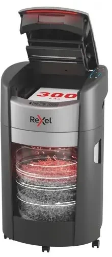 Niszczarka Rexel ShredMax AutoFeed+ 300X, P4, 300 kartek, 25 l kosz