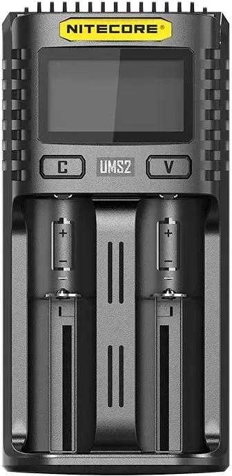 AKUMULIATORIŲ ĮKROVIKLIS 2 SLOT/UMS2 NITECORE