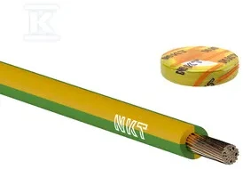 Nkt H07V-K 1G4 žaliai geltona 100 m