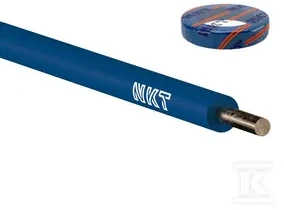 Nkt H07V-U 1X1,5 Mėlynas RAL 5010 100M