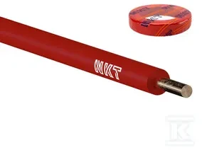 Nkt H07V-U 1X2,5 Raudonas 100M