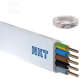 NKT INSTAL YDYPŻO 5X1,5 Baltas 100M