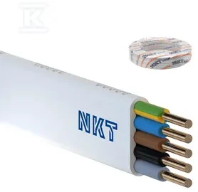 NKT INSTAL YDYPŻO 5X6 Baltas 100M
