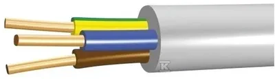 Elpar YDY-ŻO 3X4.0 750V BUGNAS