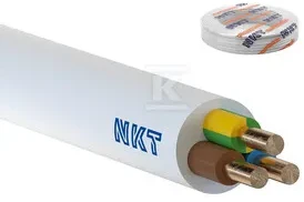 Nkt YDYŻO 450/750 3X6 Baltas 100M