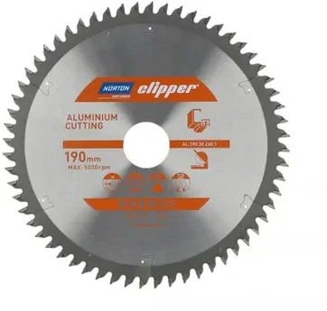 NORTON diskinis pjūklas 216 mm x 30 mm x 80 mm ALUMININIS (2,6 / 1,8)