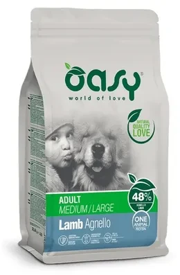 OASY One animal protein Medium & Large ėriena Mono – sausas Maistas šunims – 10kg
