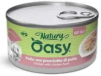 Oasy Natury minkšta želė vištiena su kumpiu 150gr