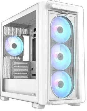 ASUS A23 PLUS ARGB Baltas Computer Case Baltas