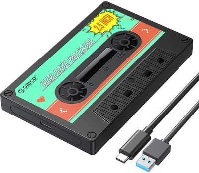 Pocket Orico SATA 2.5 "USB-C 6Gbps kasetė (2580C3-V1-BK-EP)