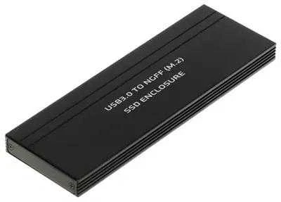 Maclean MCE582 SSD dėklo adapteris SSD M.2, NGFF, USB 3.0, dydžiai 2230/2240/2260/2280, aliuminio korpusas,