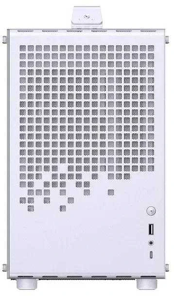 Jonsplus Z20 Micro-ATX kompiuterio korpusas, mit Tragegriff – baltos spalvos