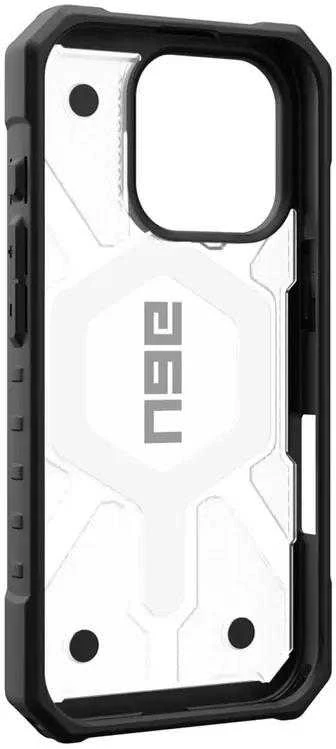 Urban Armor Gear UAG Pathfinder Clear Magsafe Apple iPhone 16 Pro - dėklas teleofnui baltos spalvos