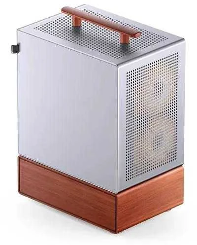 Jonsbo T7 kompiuterio korpusas, vidutinio dydžio bokštas, mATX, grūdintas stiklas – sidabrinis
