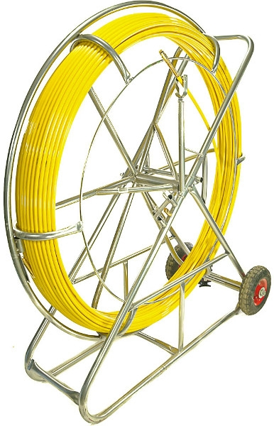 Extralink Oem STIKLO PLUOŠAS KABELIUI TRAUKTI 8mm / 150m (NUOTOLINIS / PLIENAS) PE + STOVAS