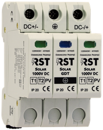 RST Ogranicznik przepięć T1+T2 DC, Solar PV T1+T2 G 1000V DC (641 402)