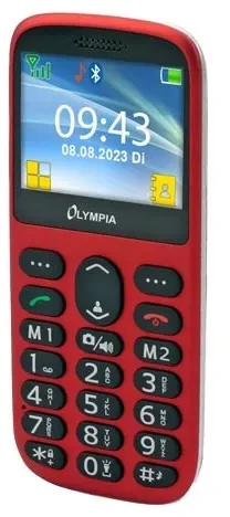 Mobilusis telefonas Olympia Olympia Mobiltelefon SUN raudona