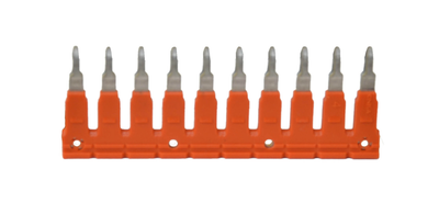 Onka Elektrik T0-1933-1060114 Šukų tiltas MRK ir OPK 4mm2 oranžinis 10 laukas, T0-1933-1060114