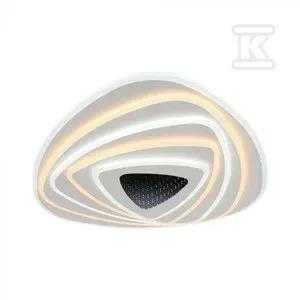 Lubinis šviestuvas V-tac 120W LED paviršinis lubų šviestuvas, baltas, 3000/6500K, dimeriuojamas, su nuotolinio valdymo pulteliu