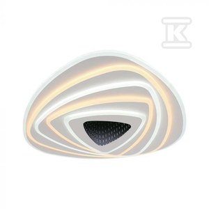 Lubinis šviestuvas V-tac 120W LED paviršinis lubų šviestuvas, baltas, 3000/6500K, dimeriuojamas, su nuotolinio valdymo pulteliu