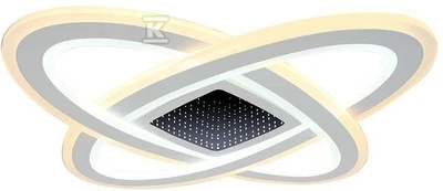 Lubinis šviestuvas V-tac 130W LED paviršinis lubų šviestuvas, baltas, 3000/6500K, dimeriuojamas, su nuotolinio valdymo pulteliu