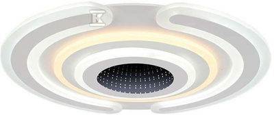 Lubinis šviestuvas V-tac 95W LED paviršinis lubų šviestuvas, baltas, 3000/6500K, dimeriuojamas, su nuotolinio valdymo pulteliu