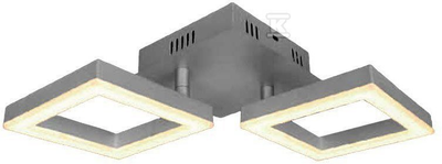 Lubinis šviestuvas V-tac 14W LED paviršinis šviestuvas, pilkas, 3000K