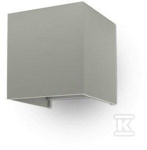 V-tac 5W sieninis šviestuvas, pilku korpusu, 4000K